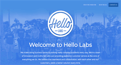 Desktop Screenshot of hellolabs.com